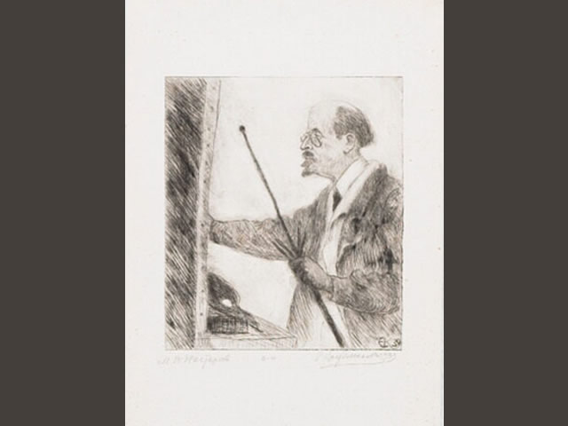 Elizaveta Sergeevna Kruglikova, Portrait of Michael Nesterov