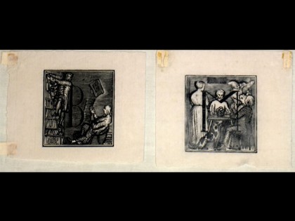 Vladimir Andreevich Favorsky, Capital Letter - Book Illustration